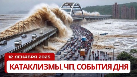 Новости Сегодня 12.12.2025 - Катаклизмы за сегодня, ЧП, События дня | Китай Европа Россия США Индия