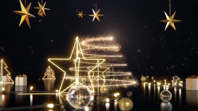 футаж-Новогоднее вступление с Новым годом!