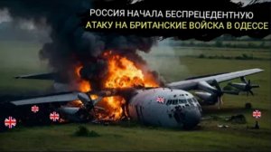 Генерал британской армии был разорван на куски во время атаки истребителей Су-57М на британскую в...