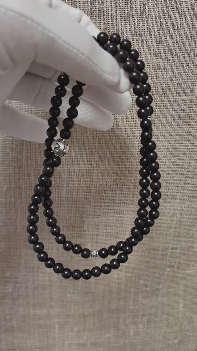 Мусульманские четки из черного дерева 01/99