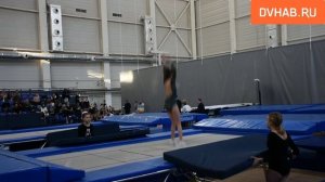 Первенство по прыжкам на батуте состоялось в Комсомольске