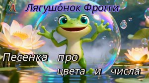 Цвета и цифры с лягушонком Фрогги. Учимся с Фрогги.