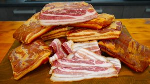 Настоящий Сырокопченый Бекон без жидкого дыма – Понятный Рецепт от А до Я и вся технология