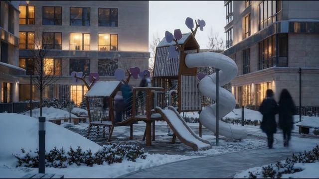 Игровой комплекс "Танцующие домики"