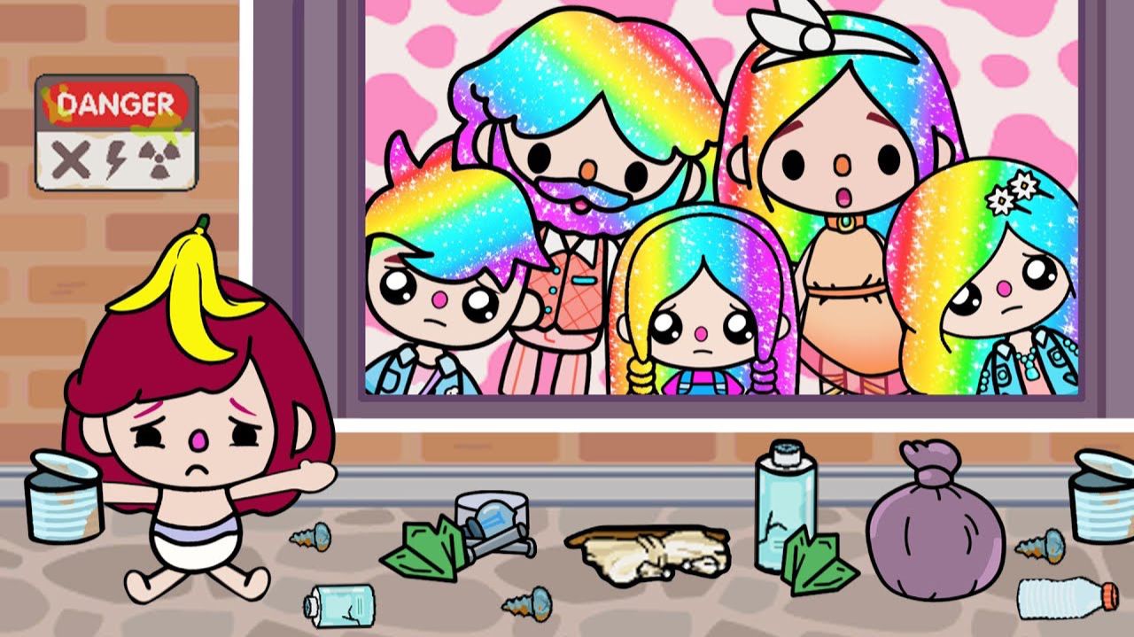 МЕНЯ УДОЧЕРИЛА СЕМЬЯ МИЛЛИОНЕРА #tocalifeworld #tocaboca