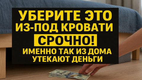 Под кроватью лежит причина ваших долгов. Одна ошибка, из-за которой деньги исчезают. Приметы