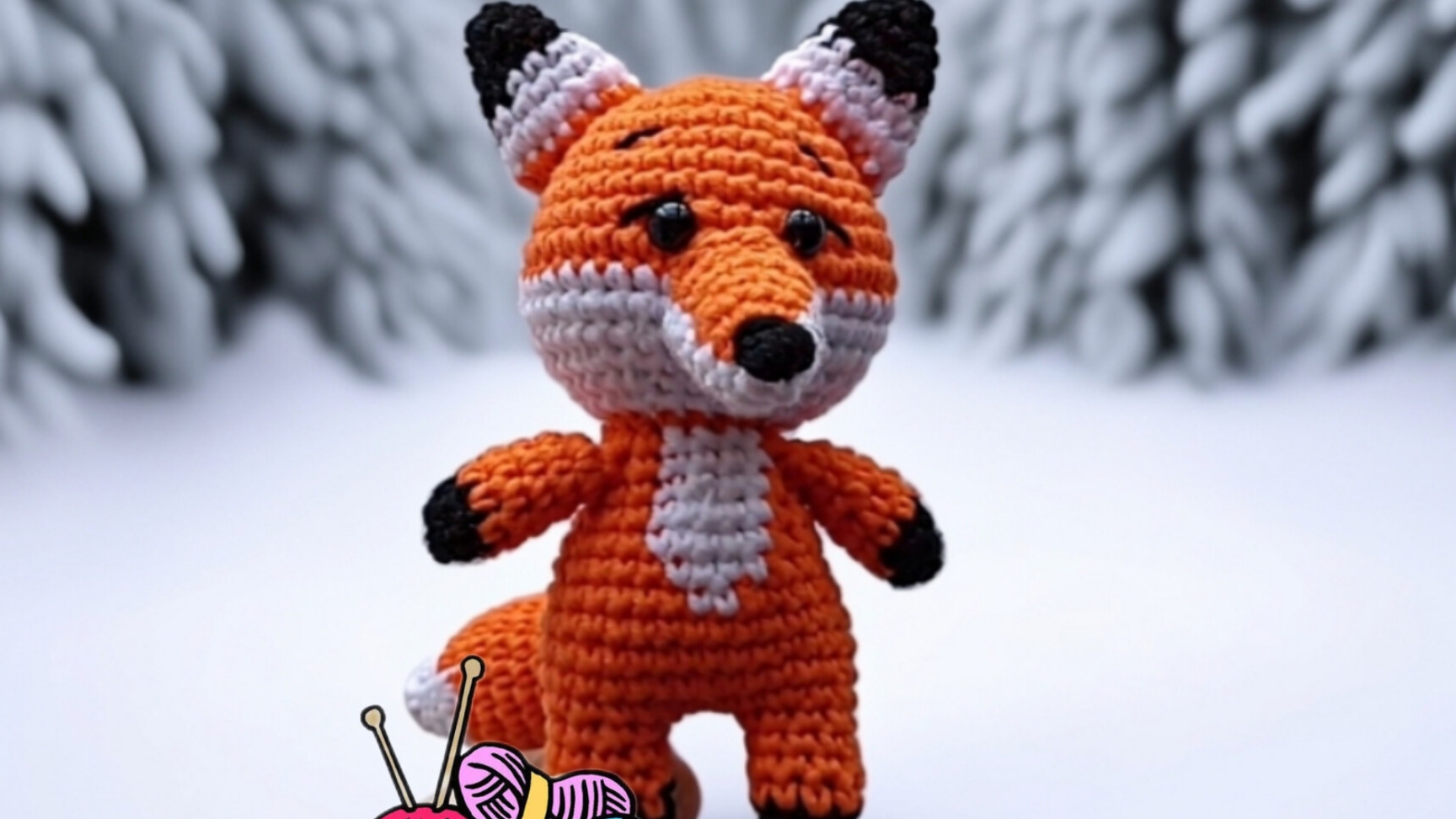 Лисенок крючком ч.3 оформление. смотреть онлайн