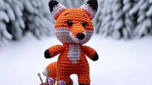 Лисенок крючком ч.3 оформление.