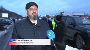 Глава Дзержинска и депутаты городской думы проинспектировали ход строительства дороги в п. Дачный