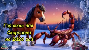 Гороскоп для Скорпиона на 2026 год. Гороскоп на 2026 год. Гороскоп для Скорпиона в год Лошади.