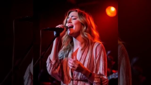 Певица на сцене