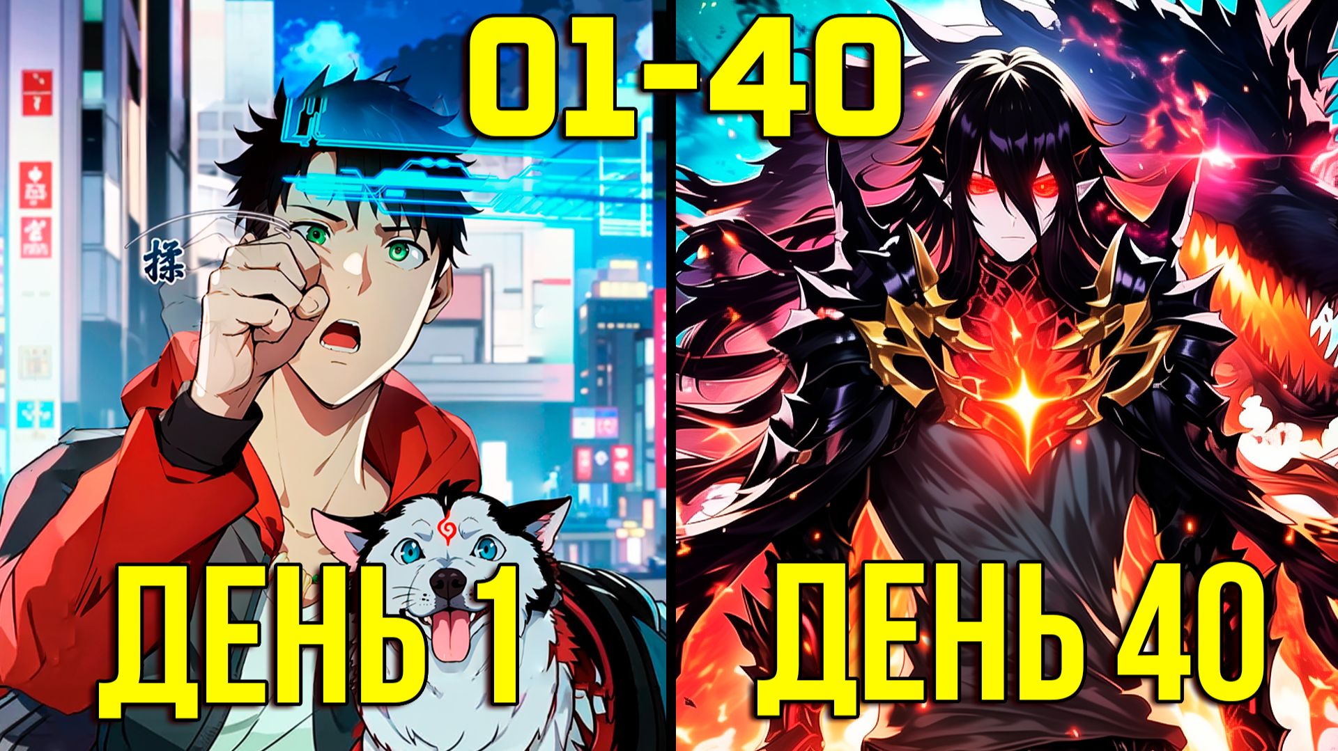 1-40 Система Короля Драконов - от Неудачника до Сильнейшего Озвучка Манги