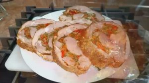 Мясной рулет.