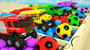 Мультики для детей обучающие - Мультики для детей учим цвета - Мультики про машинки для малышей