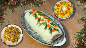 5 салатов для НОВОГОДНЕГО стола!