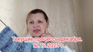 Текущие процессы декабря. 12.12.2025 г.