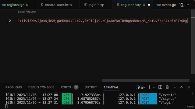 195 Testing & Fixing the Register Route