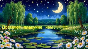 Дремлют плакучие ивы...1с ВИДЕО ПЕСНЯ В ДУШУ