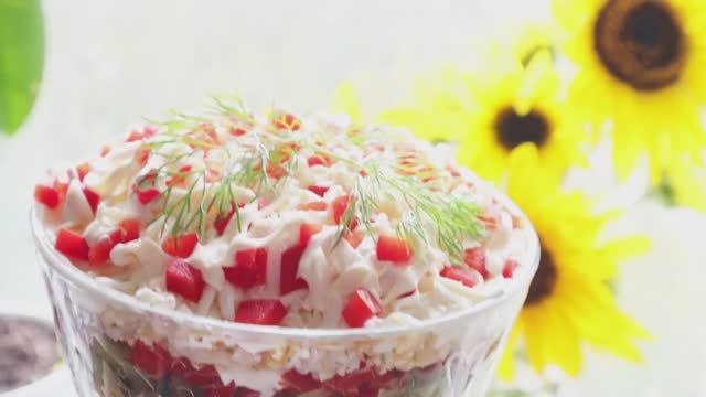 Вкуснейший салат «Мария» на любой праздниккусный_и_шикарный! смотреть онлайн