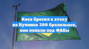 SHOT: ВСУ отправили в бой у Купянска 300 бразильцев