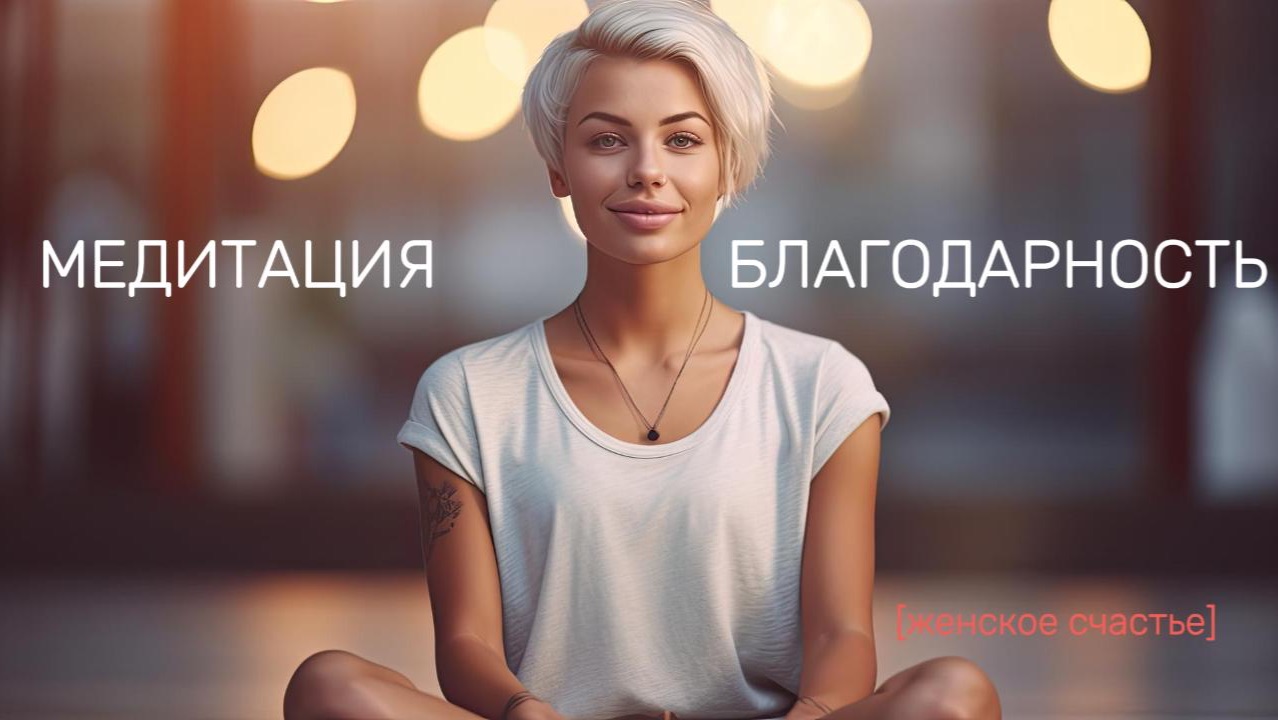 🎧 Медитация «Благодарность». Скажи одно слово и твоя жизнь изменится навсегда!
