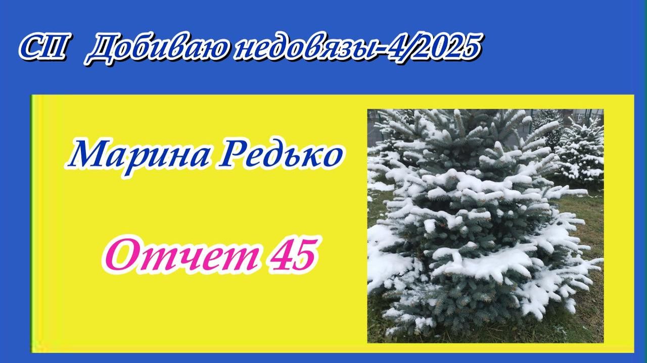 СП "Добиваю недовязы-4/2025" / Отчет 45 смотреть онлайн