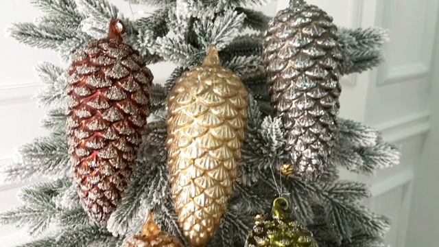 Набор ёлочных украшений ШИШКИ 'МАККИНО', стекло, 20 см, 5 шт., 5030069