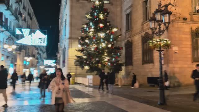 ⛪ Рождественская прогулка по Готическому кварталу Баррио Готико, Барселона. Рынок Санта-Ллюсия