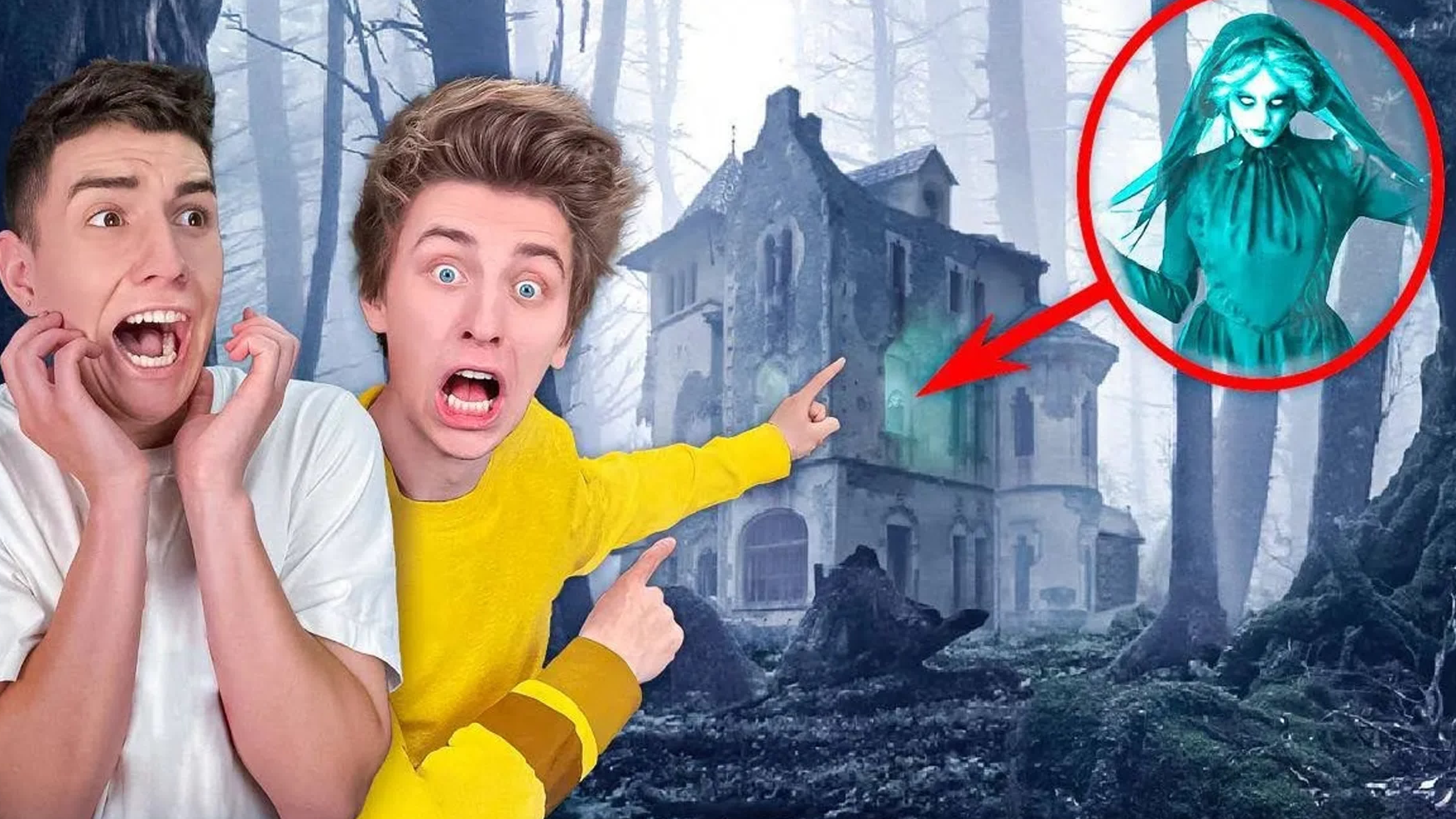 a4 - Ночь в ЗАБРОШЕННОМ ЗАМКЕ с ПРИЗРАКАМИ!