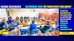 Oсобенная речь пророка БОЖИЯ в парламенте Финляндии - 11.12.2025