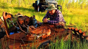 БУЛЬДОЗЕР В БОЛОТЕ! УТОПЛЕННИК 80-Х г. НАЧАЛО ОЖИВЛЕНИЯ МЕРТВЕЦА.