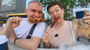 ДОРВАЛАСЬ до ВОНЮЧЕГО дуриана) Урвали ВИП места с ШИКАРНЫМ видом на море, кофе и ШАШЛЫКИ в Паттайе