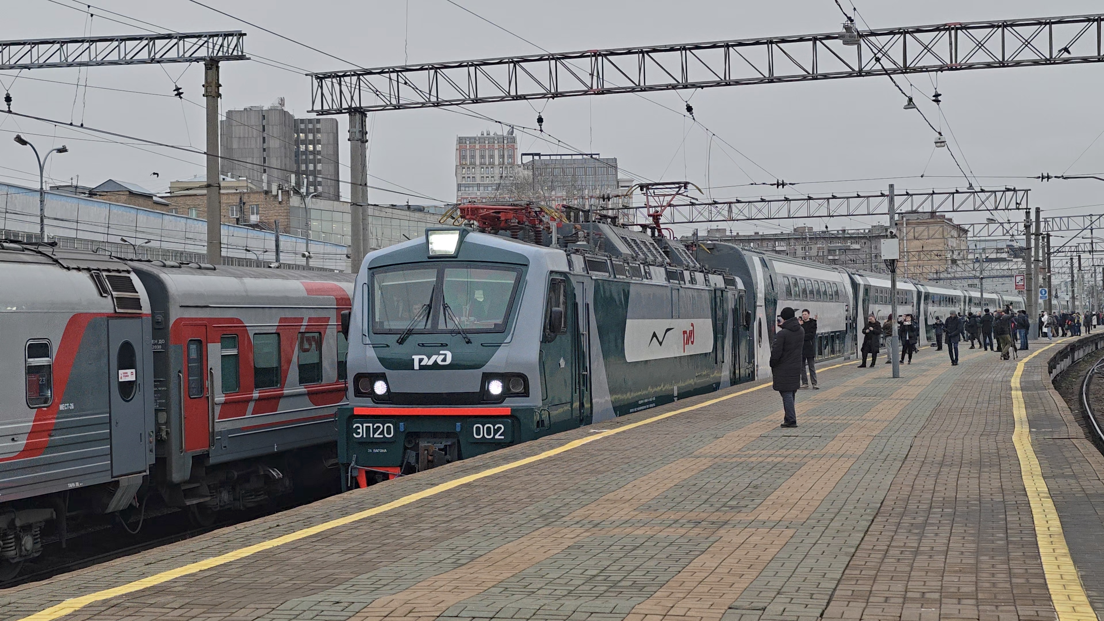 "Буревестник" отправление в первый рейс | ЭП20-002