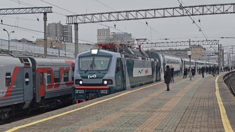 "Буревестник" отправление в первый рейс | ЭП20-002