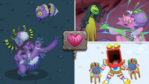 Редкие Монстры Островка Тени, Эпический Гигаер и Новые Костюмы - My Singing Monsters