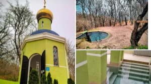 Купание в декабре, Щёлоков родник, Часовня в честь Матроны Московской