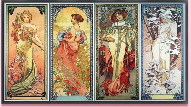 Обор набора " Богиня 4 сезона" (весна/ лето / осень/ зима) смотреть онлайн