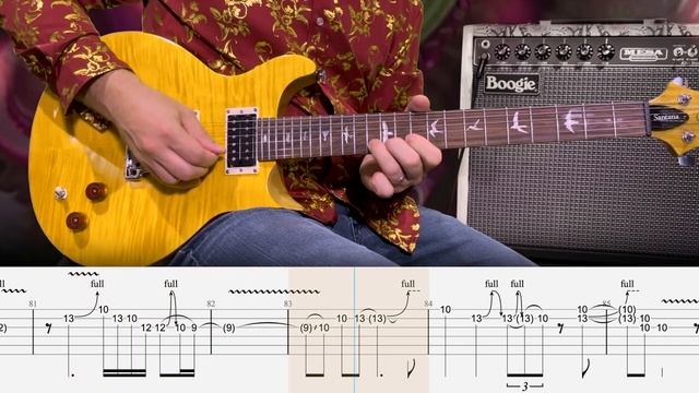 Santana - Black Magic Woman Cover (Табулатура) Guitar Tutorial TABS