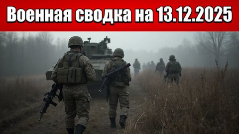 «ВС РФ перемалывают контрнаступающее мясо ВСУ в Купянске!»: Военная сводка с фронта на 13.12.2025