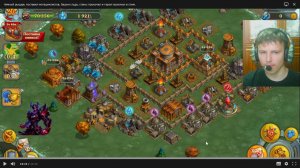 тёмный рыцарь поставил мотациклистов, башню льда, стены прокачал и героя прокачал в стим. 38 серия.