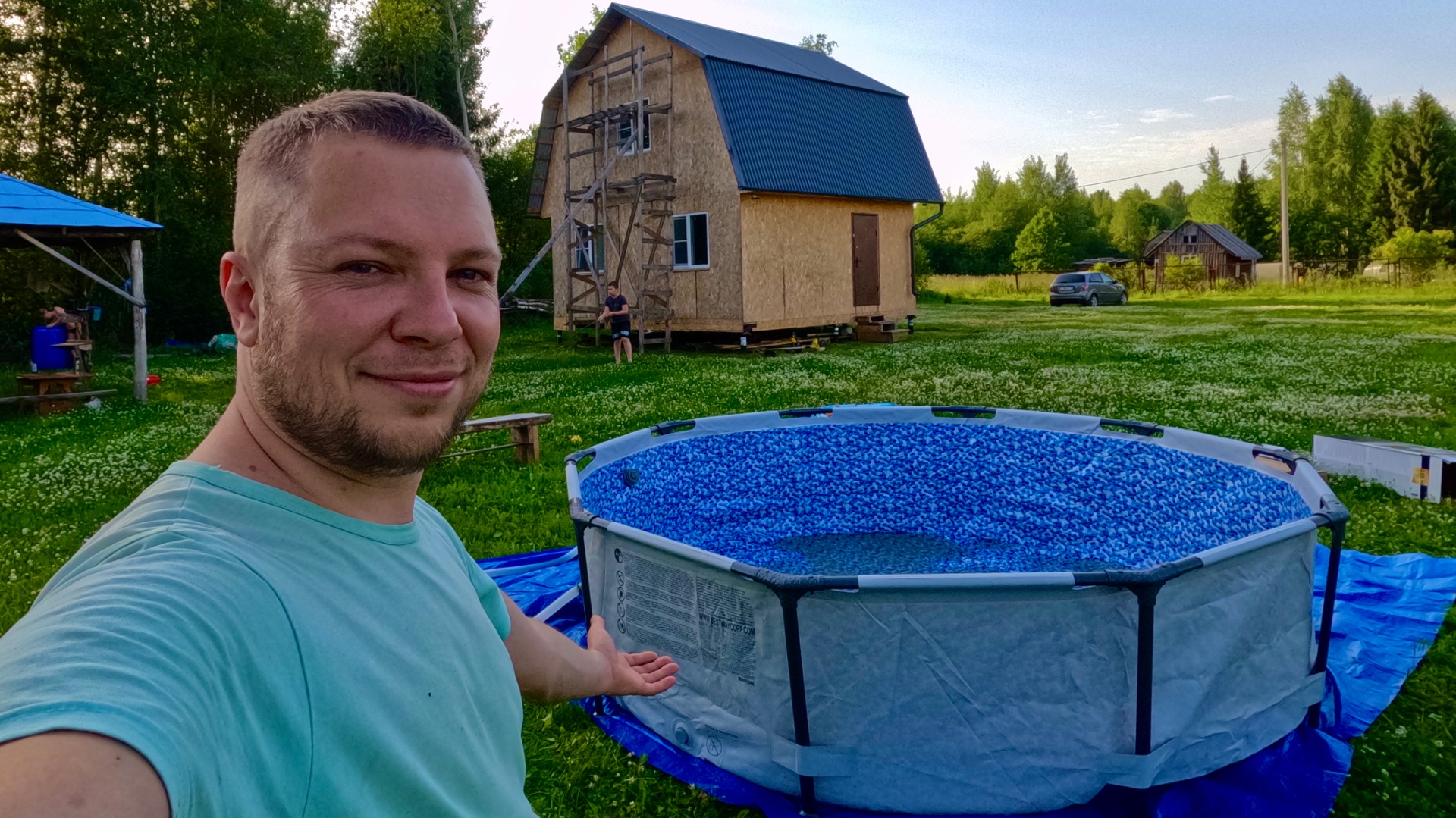 Купили каркасный БАССЕЙН, а муравьи лезут в дом!