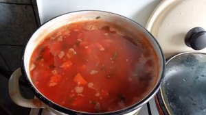 Сегодня у меня борщ с горохом ! 🍲