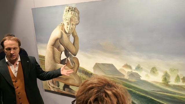 Художник Иван Коршунов о своих картинах на выставке "Русский Туман"