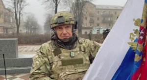 Подняли российский флаг в центре русского города Красноармейск!