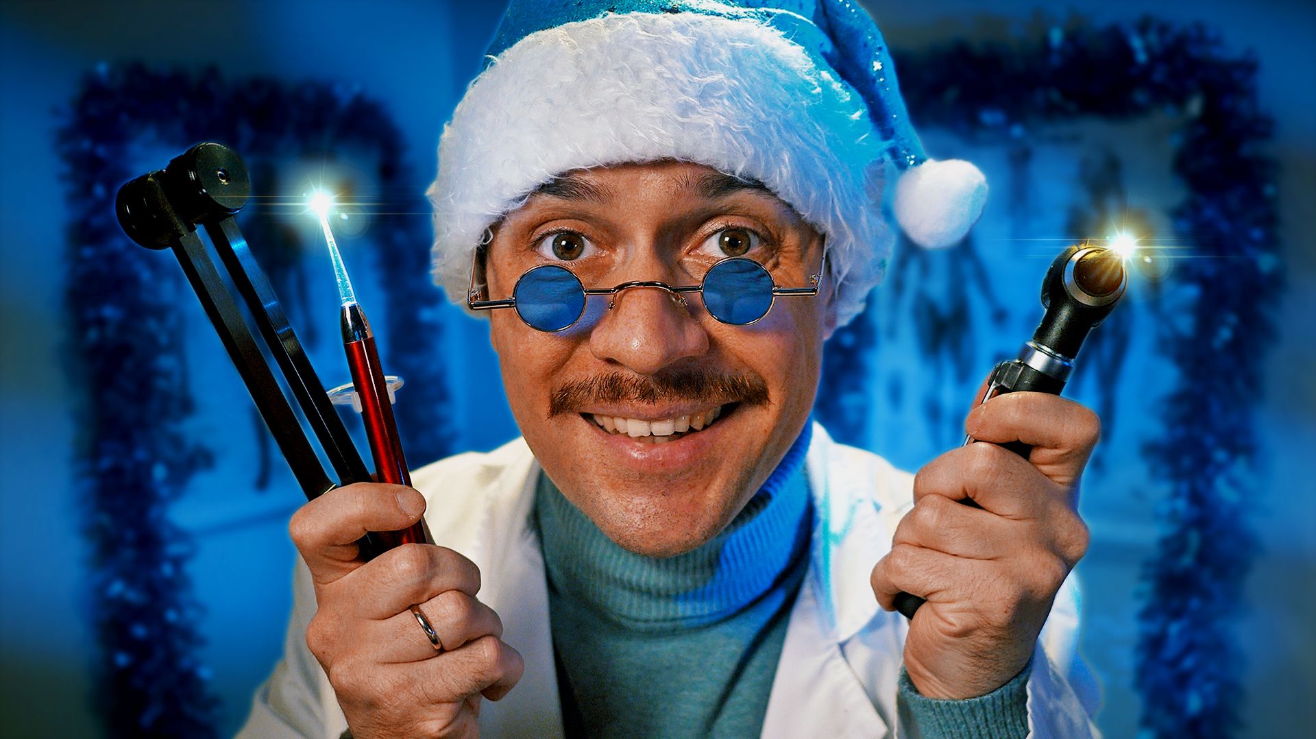 АСМР Доктор ЛОР Осмотрит и Почистит Твои Ушки и Проверит Слух (Тихий голос, французский акцент)