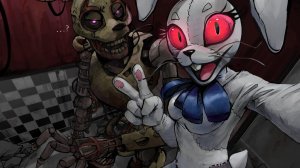 Aishite Animatic FNAF AU ig Glitchtrap and Vanny Not a ship despite the song