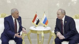 Владимир Путин выступил на Международном форуме в Ашхабаде и провел ряд встреч.