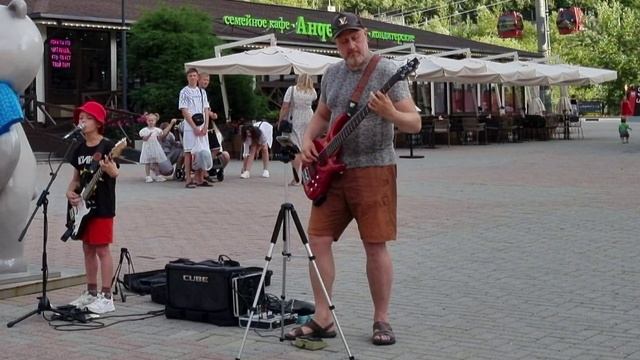 Кукушка (кавер) - Лев и папа - Сочи, Красная поляна #группакино #guitar #цой