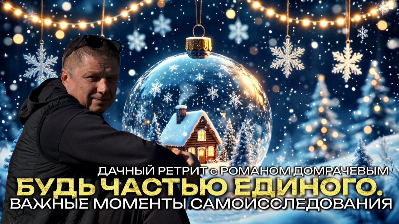 Только ЭГО стремится к целому. Стань частью Единого. Дачный ретрит в Кирове.