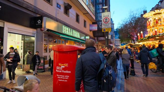 Англия. Прогулка по рождественским ярмаркам Бирмингема смотреть онлайн